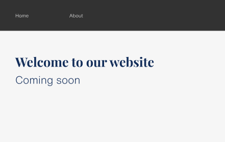 Old, underperforming website example